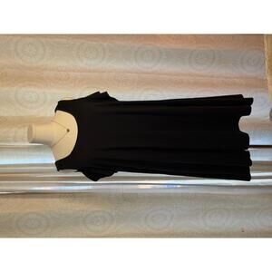 Torrid Black Cold Shoulder Swing Dress